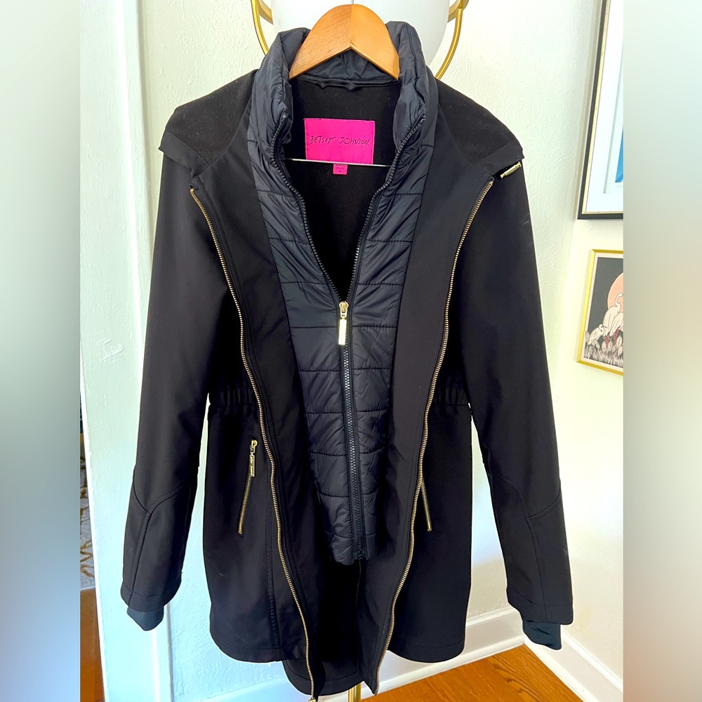 Betsy Johnson Women’s Jacket, Size M, Black